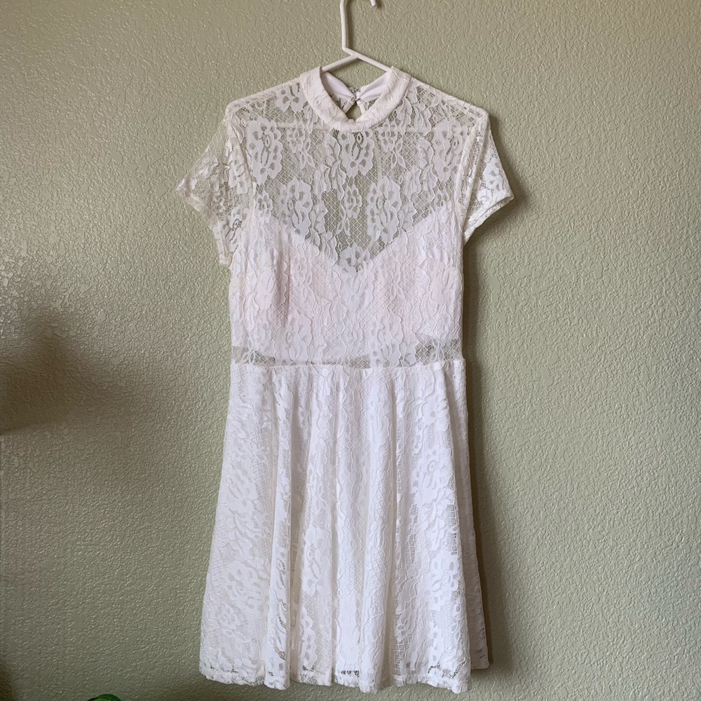 White Lace Dress